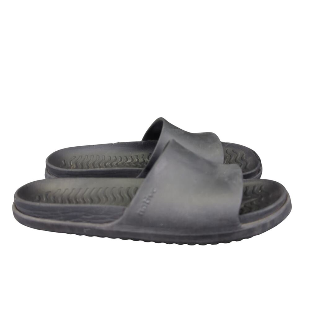 Native Spencer LX Slide Sandals Slip-on Black Summer Casual Men's‎ Size 11